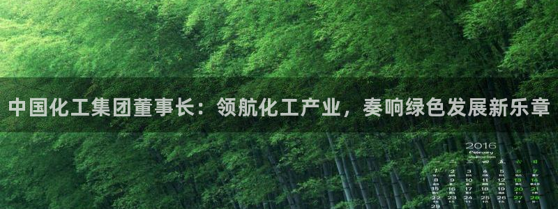 球盟会最新活动：中国化工集团董事长：领航化工产业，奏响绿色发