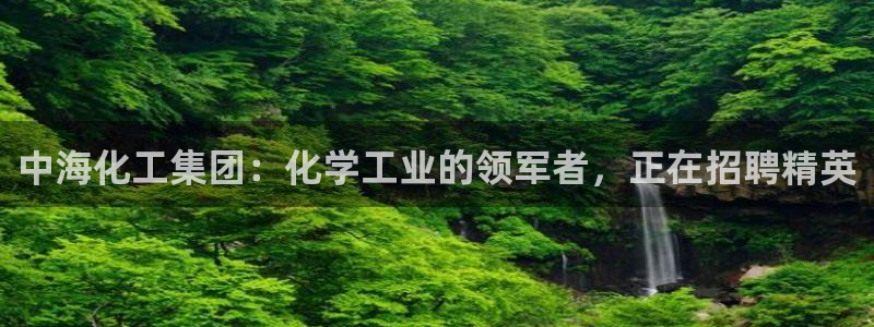 球盟会官方网址入口：中海化工集团：化学工业的领军者，正在招聘