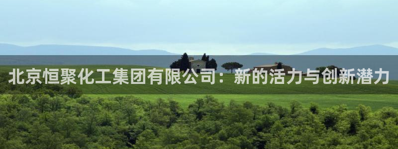 球盟会最新：北京恒聚化工集团有限公司：新的活力与创新潜力