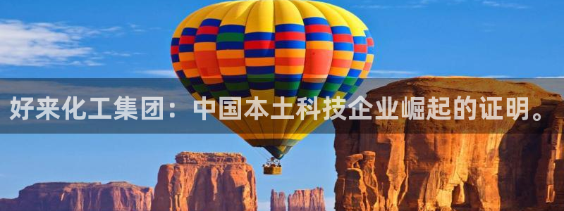 球盟会官方网页登录：好来化工集团：中国本土科技企业崛起的证明