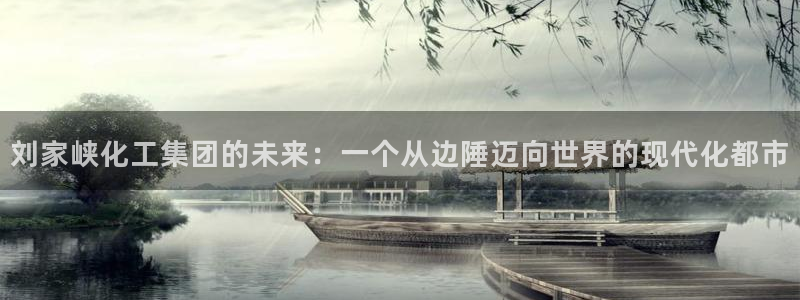 球盟会黑钱：刘家峡化工集团的未来：一个从边陲迈向世界的现代化