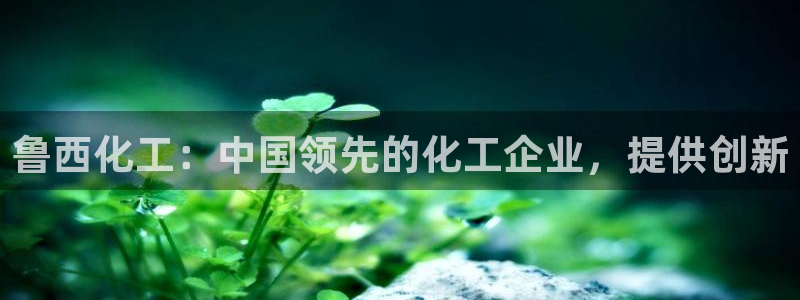 球盟会电子好下吗：鲁西化工：中国领先的化工企业，提供创新
