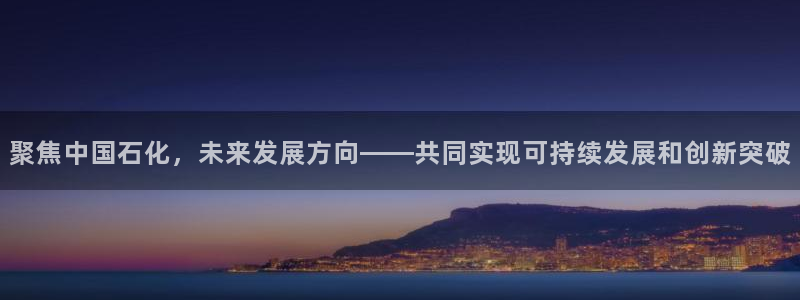 球盟会官方网页登录：聚焦中国石化，未来发展方向——共同实现可
