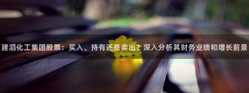 球盟会黑款吗知乎文章：建滔化工集团股票：买入、持有还是卖出？