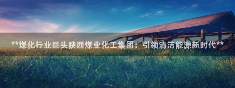 球盟会吧：**煤化行业巨头陕西煤业化工集团：引领清洁能源新时